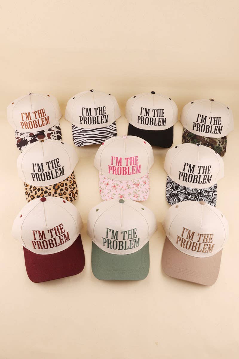 I'm The Problem Two Tone Snapback Hat
