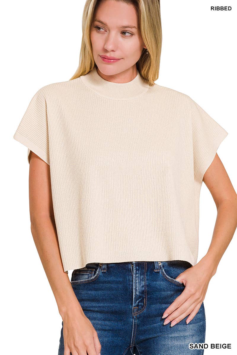 Mock Neck Top