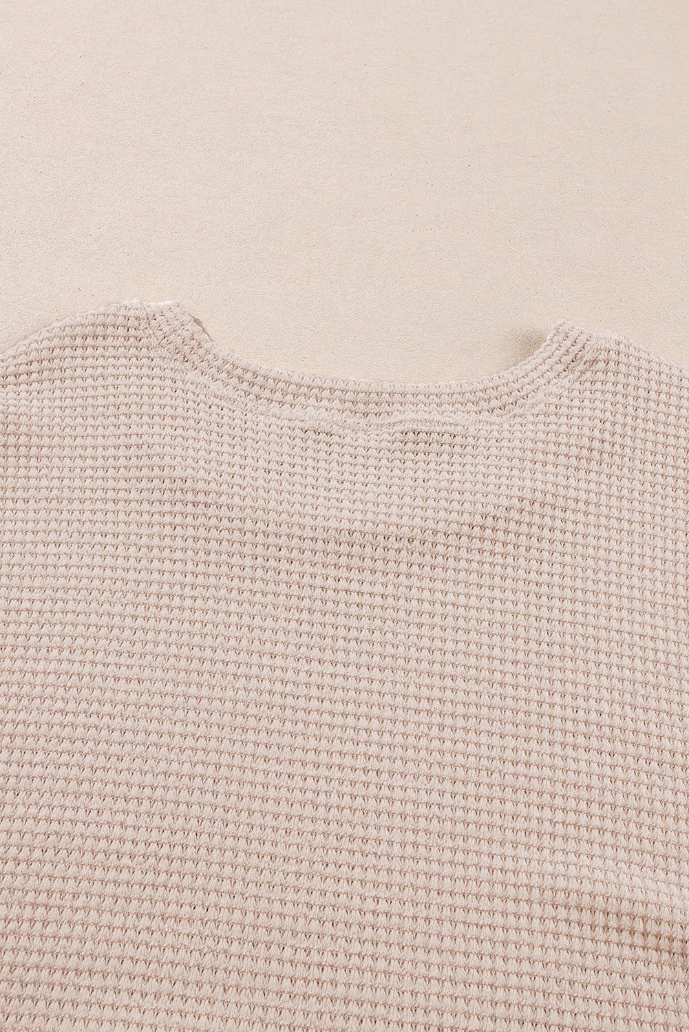 Floral Print Knit Patchwork Crew Neck Top