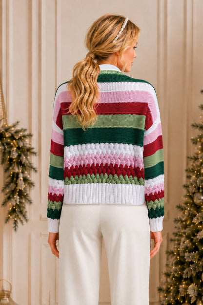 Holiday Tie Cardigan