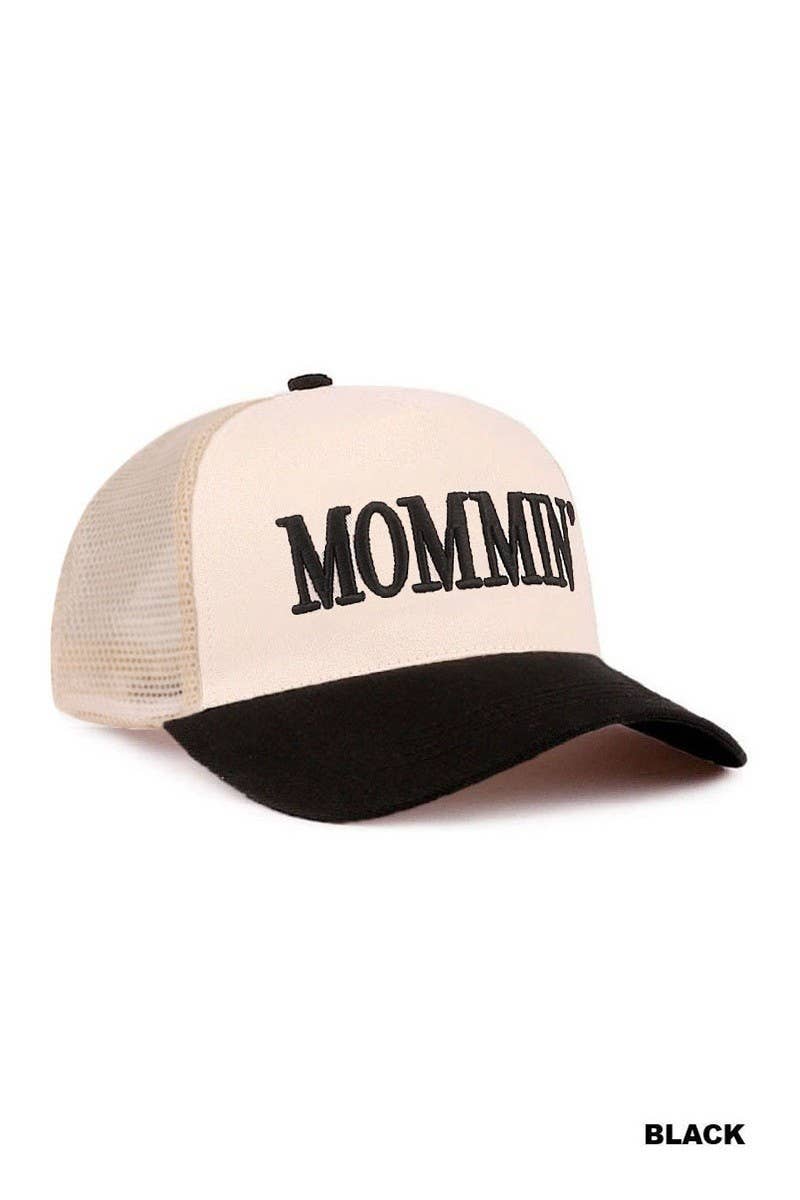 Mommin' Two Tone Mesh Snapback Hat