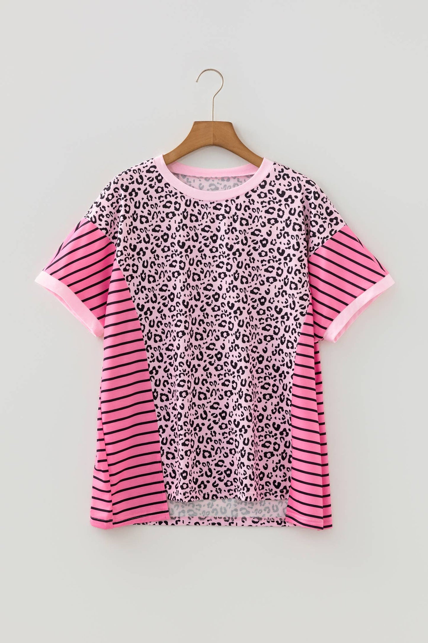 Leopard Striped Top