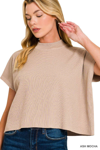 Mock Neck Top
