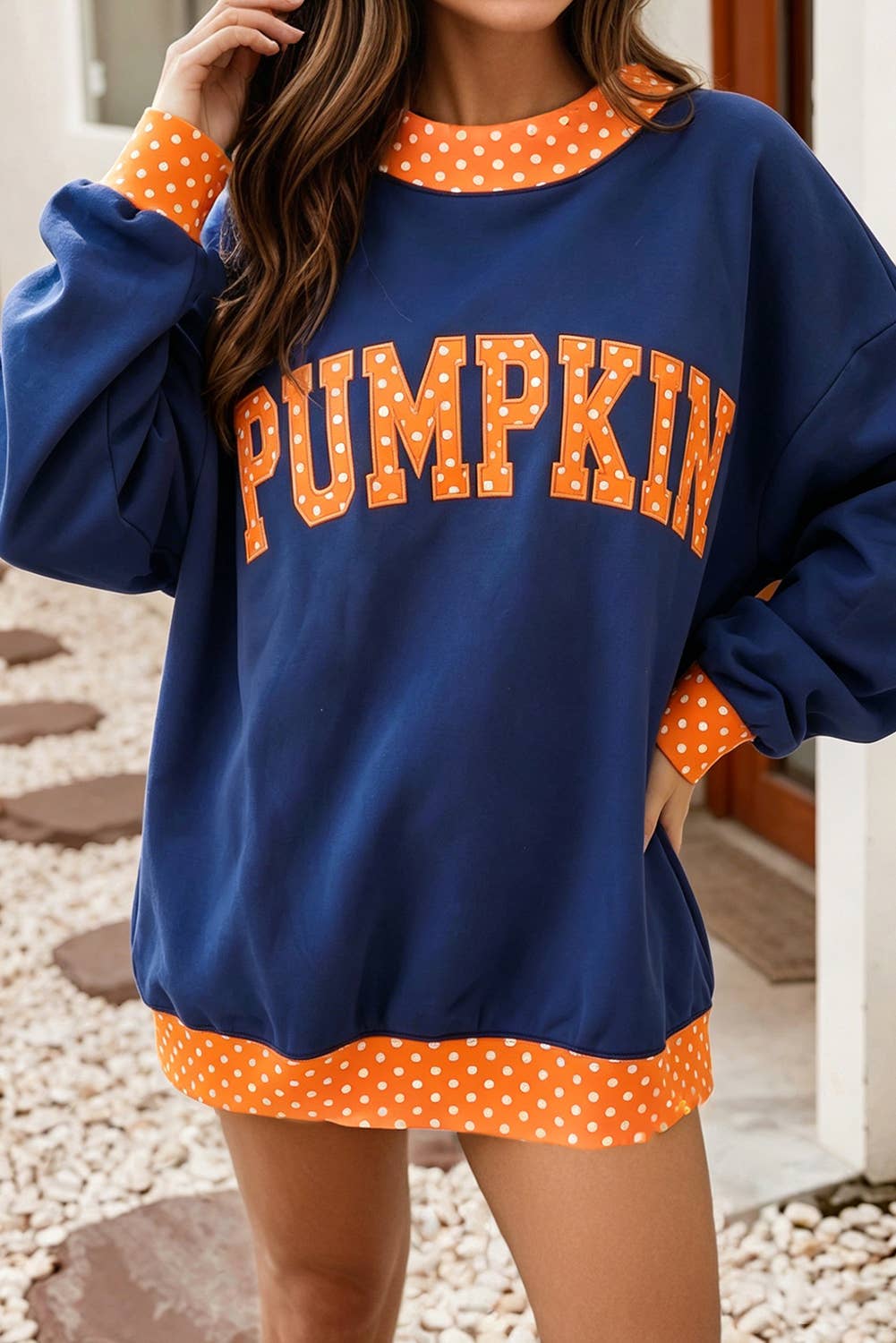 Holiday Mock Neck Sweatshirt