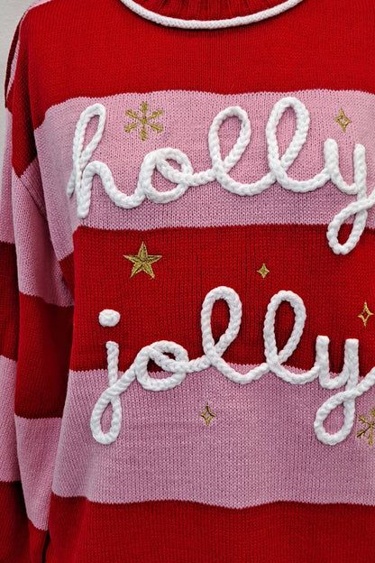 Holly Jolly Striped Sweater