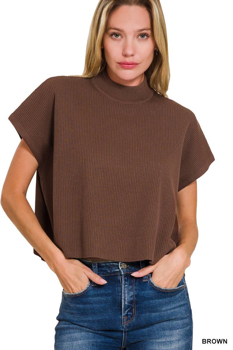 Mock Neck Top