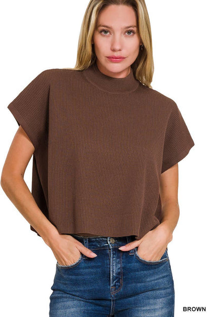 Mock Neck Top