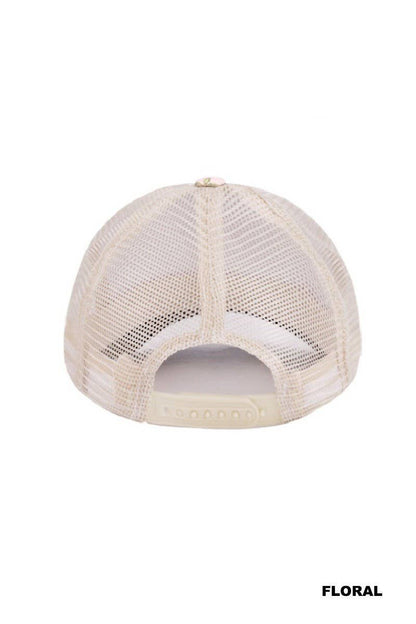 Expensive And Difficult Two Tone Mesh Snapback Hat