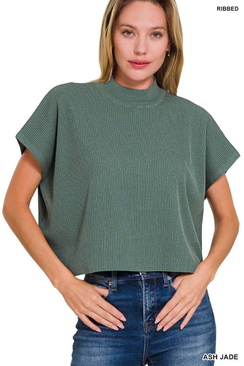 Mock Neck Top