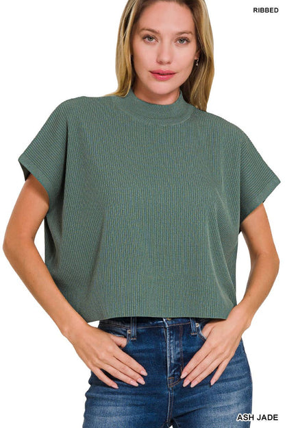 Mock Neck Top