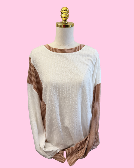 Cable Knit Top