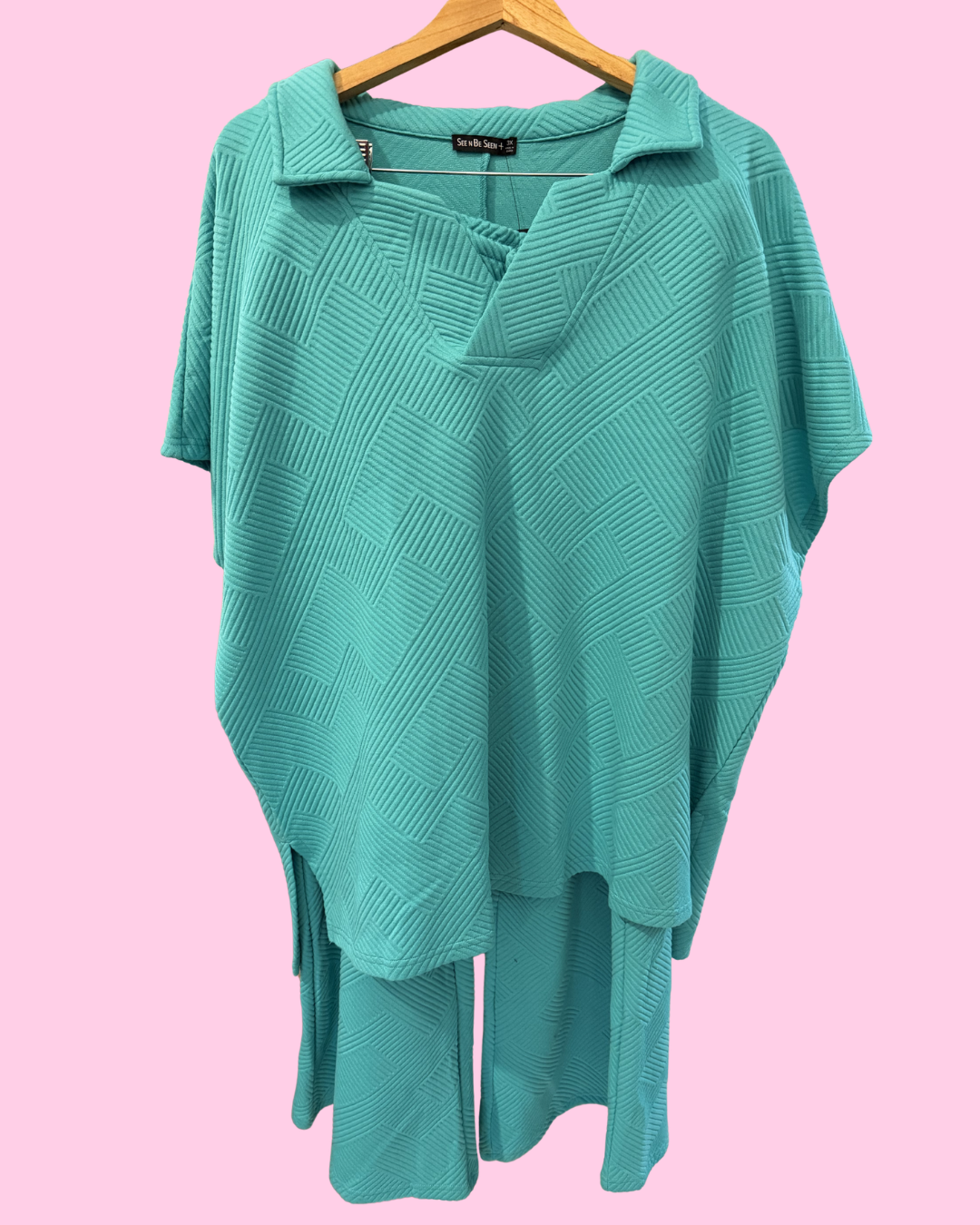 Teal Textured Set