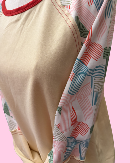 Bow Accent Long Sleeve