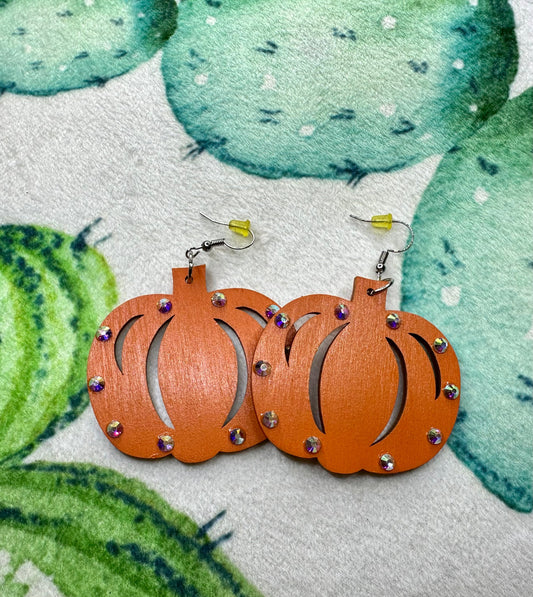 Fall Pumpkin Earrings - UD