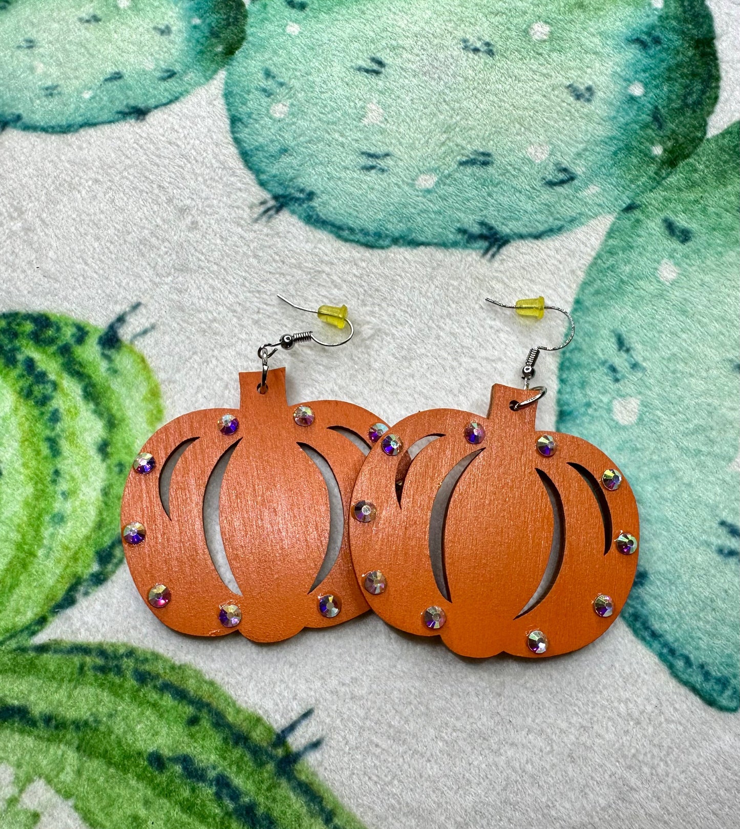 Fall Pumpkin Earrings