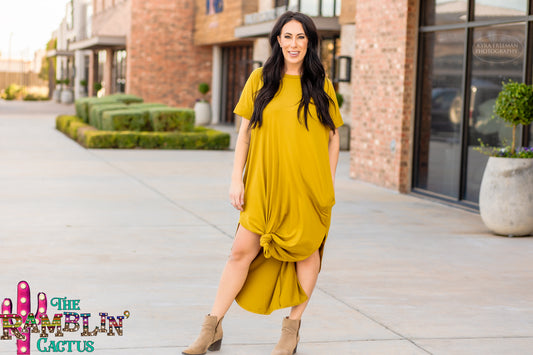 Olive Mustard Weekend Maxi - Updated